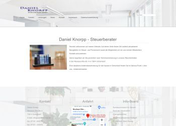 Screenshot Kundenhomepage
