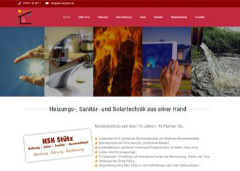 Screenshot Kundenhomepage