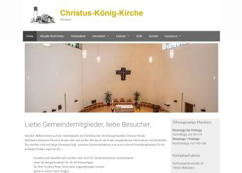 Screenshot Kundenhomepage