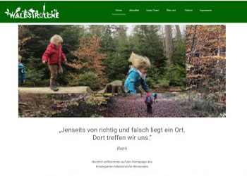 Screenshot Kundenhomepage